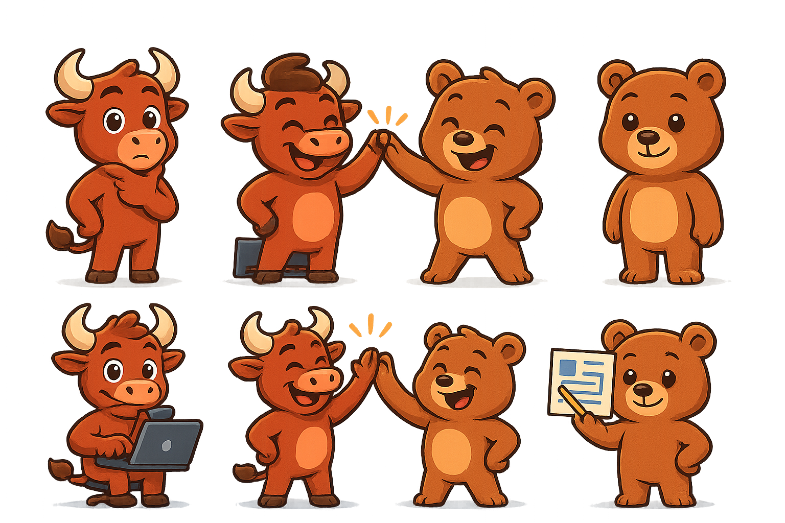 BearBull Creative short-form templates preview